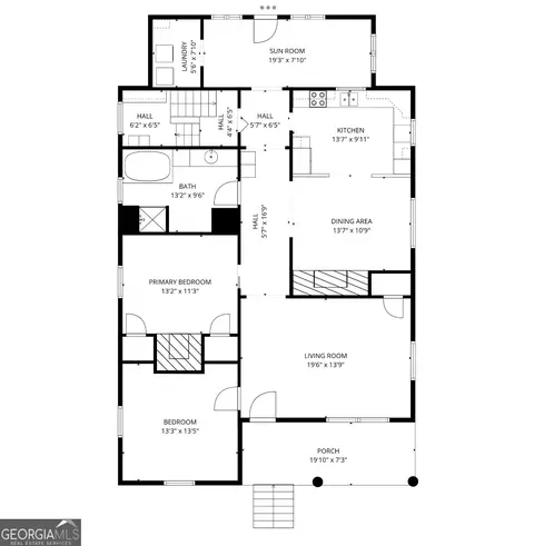Floorplan - 329 Gilbert Rd, Jefferson, GA 30549 photo 1 of 2