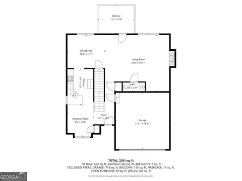 Floorplan - 102 Woodside Ct, Temple, GA 30179 photo 3 of 4