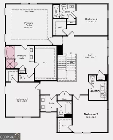 Floorplan - 665 Nichols Farm Cir, Dacula, GA 30019 photo 2 of 2