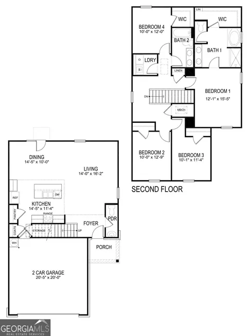 Floorplan - 238 Rolling Meadow Trce, Jasper, GA 30143 photo 2 of 2