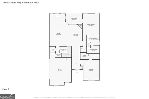Floorplan - 109 Marauder Way, Athens, GA 30607 photo 1 of 2