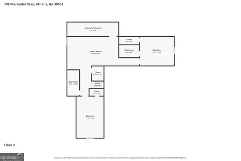 Floorplan - 109 Marauder Way, Athens, GA 30607 photo 2 of 2