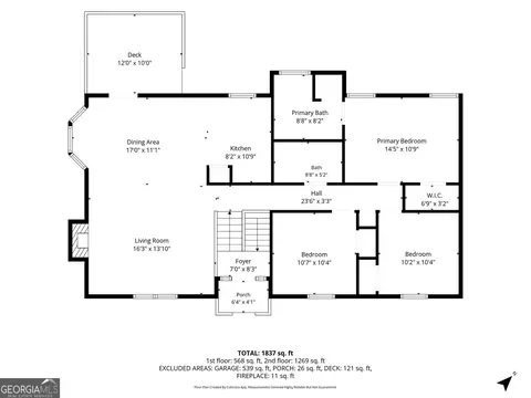 Floorplan - 195 River Oak Ct, Temple, GA 30179 photo 1 of 1