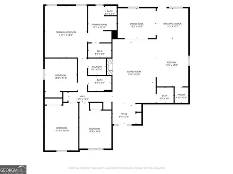 Floorplan - 802 Brandon Dr, Winder, GA 30680 photo 1 of 1