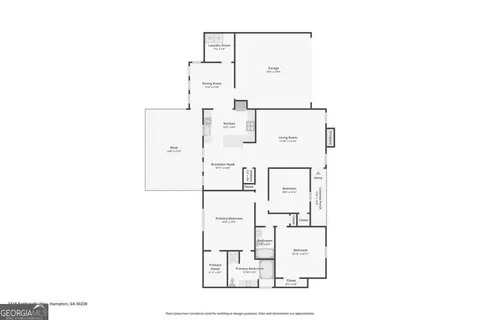 Floorplan - 1318 Panhandle Way, Hampton, GA 30228 photo 1 of 1