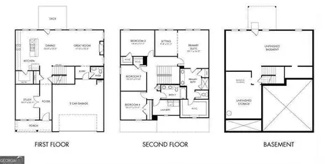 Floorplan - 3120 Train St, Buford, GA 30519 photo 1 of 1