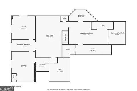 Floorplan - 420 Bevy Ct, Duluth, GA 30097 photo 1 of 4