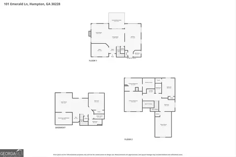 Floorplan - 101 Emerald Ln, Hampton, GA 30228 photo 4 of 4