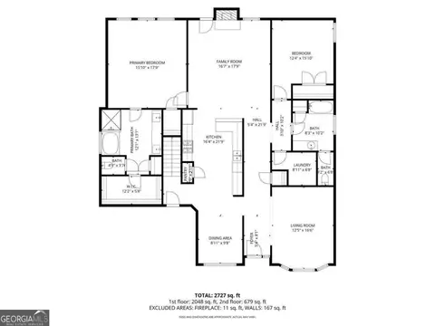 Floorplan - 2756 Madison Mae Ln, Grayson, GA 30017 photo 1 of 3