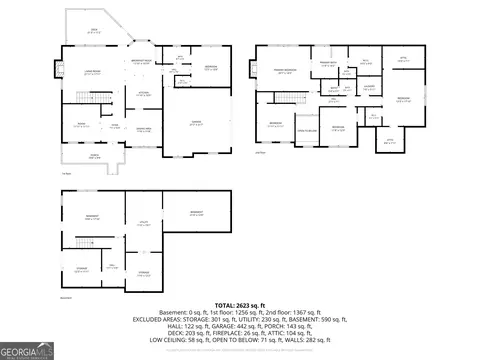 Floorplan - 7670 Paces Ln, Gainesville, GA 30506 photo 1 of 2