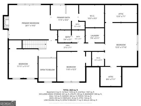 Floorplan - 7670 Paces Ln, Gainesville, GA 30506 photo 2 of 2