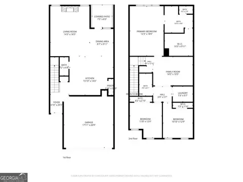Floorplan - 3915 Cavalier Way, Duluth, GA 30097 photo 1 of 3