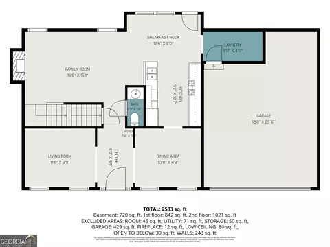 Floorplan - 90 Overlook Trl, Hampton, GA 30228 photo 2 of 3