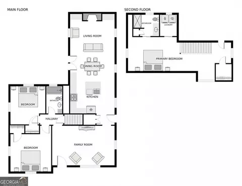 Floorplan - 1898 Dyer Cir, Chamblee, GA 30341 photo 1 of 1