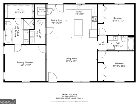 Floorplan - 91 Holly Rd, Bowdon, GA 30108 photo 1 of 1