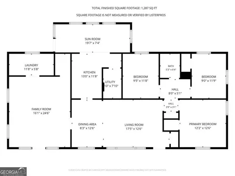 Floorplan - 5160 4th St, Morrow, GA 30260 photo 1 of 1