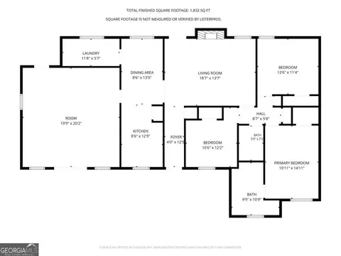 Floorplan - 11190 Knotty Pine Pl, Hampton, GA 30228 photo 1 of 1