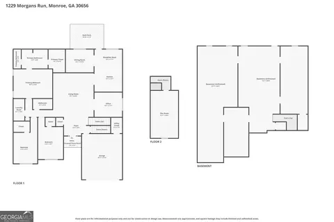 Floorplan - 1229 Morgans Run, Monroe, GA 30656 photo 1 of 1