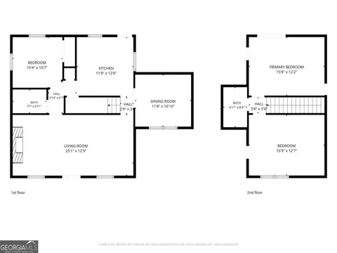 Floorplan - 1031 Elder Heights Dr, Bishop, GA 30621 photo 2 of 2