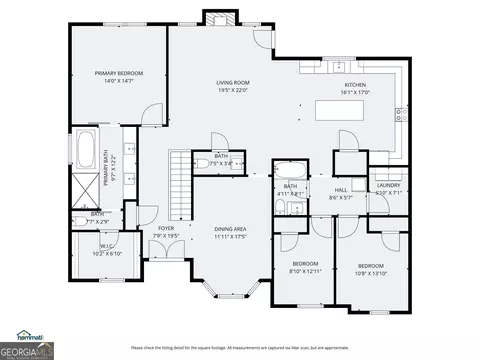 Floorplan - 209 Shell Cv, Mcdonough, GA 30252 photo 1 of 2