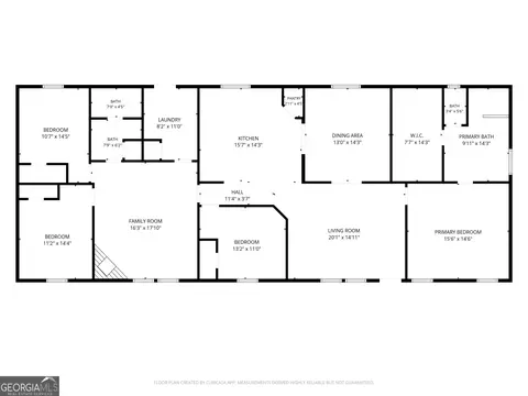 Floorplan - 205 Hope Dr, Comer, GA 30629 photo 1 of 1