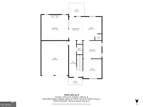 Floorplan - 311 Hillcrest Ct, Hampton, GA 30228 photo 1 of 6