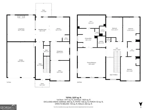 Floorplan - 311 Hillcrest Ct, Hampton, GA 30228 photo 3 of 6
