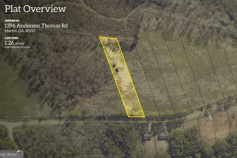 1396 Anderson Thomas Rd #LOT 2, Martin, GA 30557