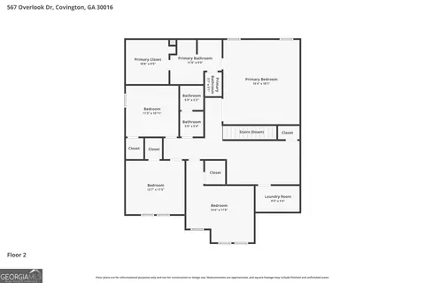 Floorplan - 567 Overlook Rd, Covington, GA 30014 photo 3 of 3