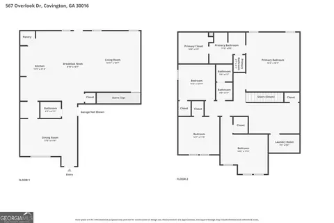 Floorplan - 567 Overlook Rd, Covington, GA 30014 photo 1 of 3