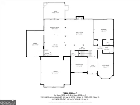Floorplan - 191 Crystal Lake Blvd, Hampton, GA 30228 photo 1 of 1