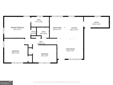 Floorplan - 284 Doster Ave, Monroe, GA 30656 photo 1 of 1