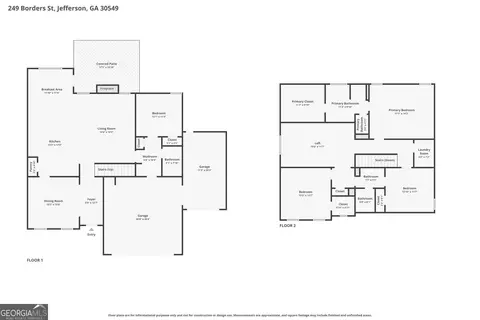 Floorplan - 249 Borders St, Jefferson, GA 30549 photo 3 of 3
