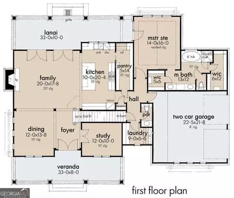 Floorplan - 109 Grove Park Dr #THE JEFFERSON PLAN, Cornelia, GA 30531 photo 1 of 2