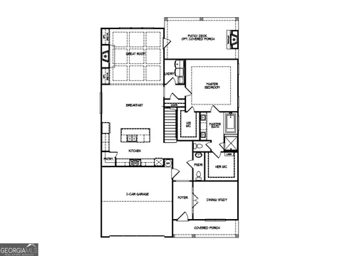 Floorplan - 1221 Bartlett Trce, Suwanee, GA 30024 photo 1 of 2