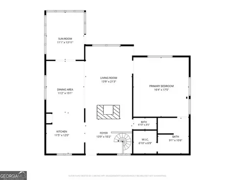 Floorplan - 405 Miller Rd, Covington, GA 30014 photo 1 of 3