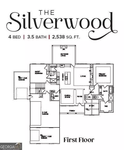 Floorplan - 305 Springtime Way, Monroe, GA 30655 photo 1 of 2