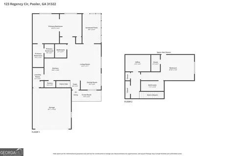 Floorplan - 123 Regency Cir, Pooler, GA 31322 photo 1 of 1