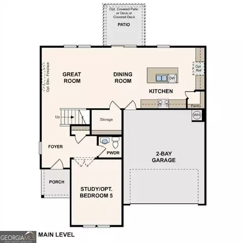 Floorplan - 8038 Dickens Dr, Fairburn, GA 30213 photo 1 of 2