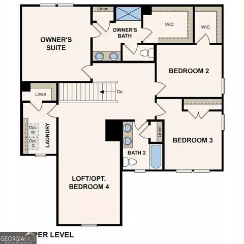 Floorplan - 8038 Dickens Dr, Fairburn, GA 30213 photo 2 of 2