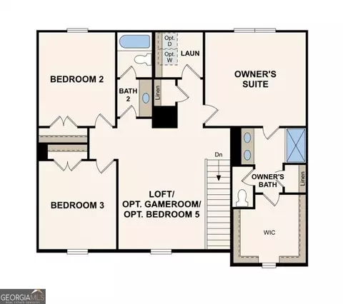 Floorplan - 8035 Dickens Dr, Fairburn, GA 30213 photo 1 of 2