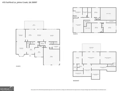 Floorplan - 415 Fairford Ln, Duluth, GA 30097 photo 3 of 3