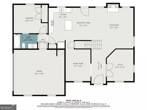 Floorplan - 1101 Longleaf Trce, Monroe, GA 30656 photo 1 of 2