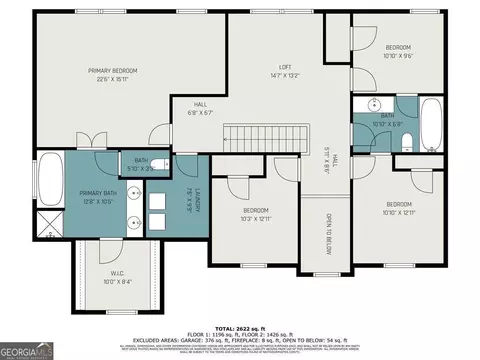 Floorplan - 1101 Longleaf Trce, Monroe, GA 30656 photo 2 of 2