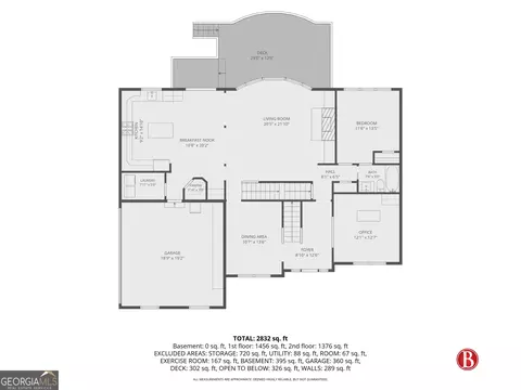 Floorplan - 2775 Daniel Park Run, Dacula, GA 30019 photo 2 of 4