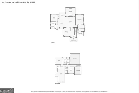 Floorplan - 88 Conner Ln, Williamson, GA 30292 photo 3 of 3