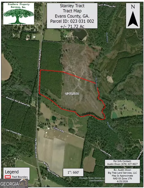 0 Hendrix Bridge Rd, Claxton, GA 30417