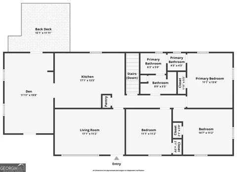 Floorplan - 451 Defoor Rd, Toccoa, GA 30577 photo 1 of 1