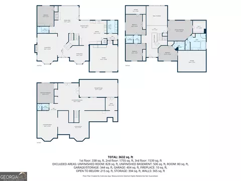 Floorplan - 12216 Edgewater Dr, Hampton, GA 30228 photo 4 of 4