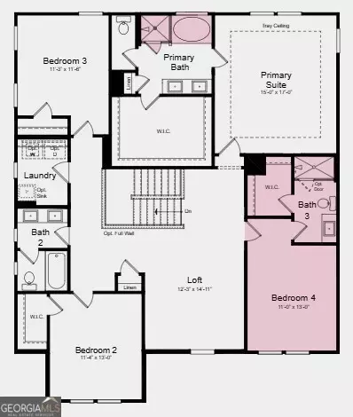 Floorplan - 4003 Dantry Ln, Buford, GA 30519 photo 2 of 2